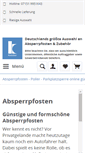 Mobile Screenshot of absperrpfosten.com